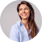 serious lovely woman student spectacles keeps hands folded listenes attentively professor s lecture wears elegant shirt 1